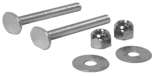 1/4" x 2-1/4" BR closet bolts extra nuts & washers (pr bag)