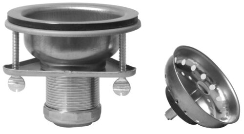 Easy Thumbscrew SS Strainer w/ SS spring post & Brass nut