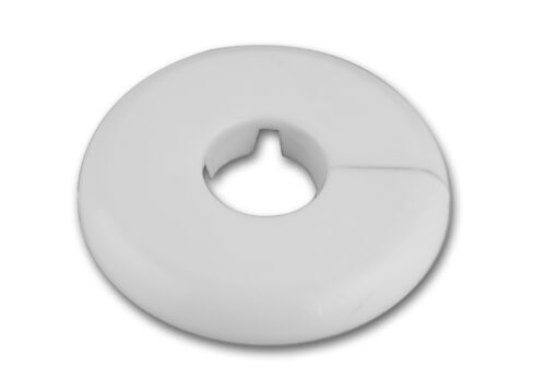 1-1/2 IPS Plastic F&C Plate Wh ite